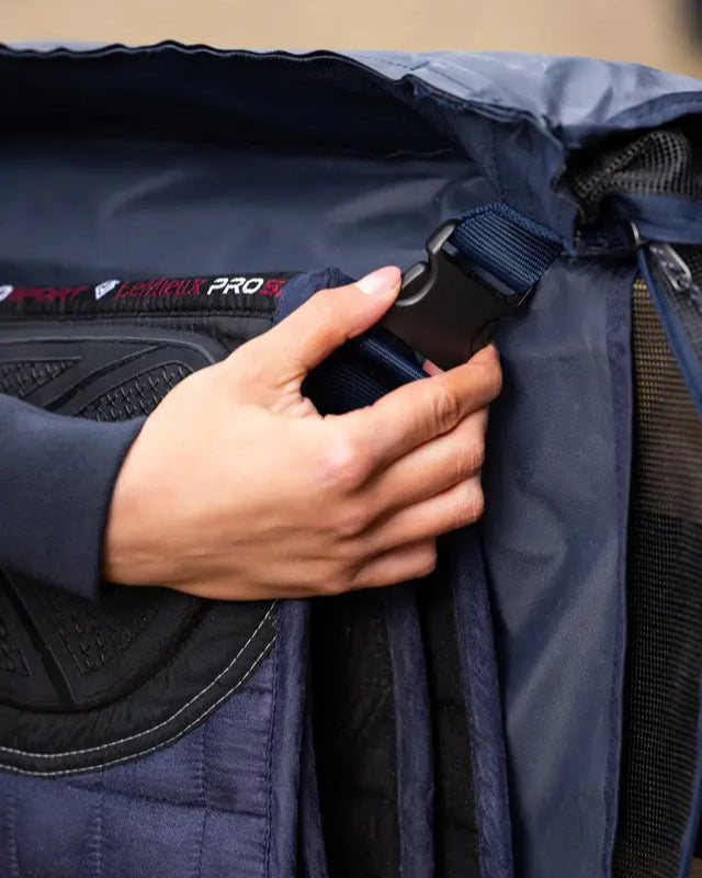 LEMIEUX Saddle Pad Carry Bag - Navy: Equestrian Storage, Transport & Protection