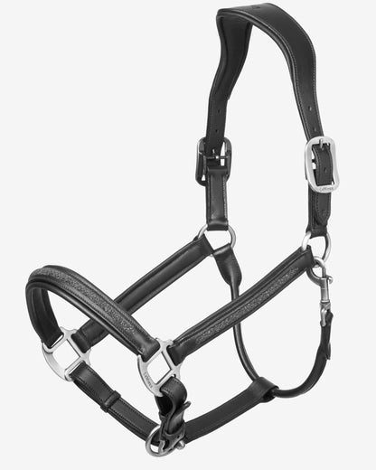 LeMieux Leather Crystal Headcollar Black