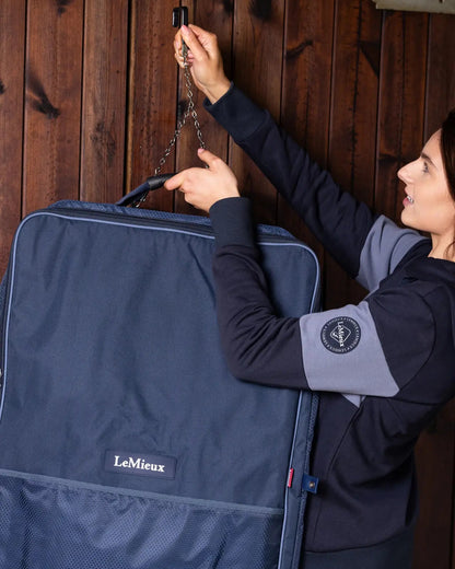 LEMIEUX TWIN BRIDLE BAG NAVY - Horse Riding Equestrian Bridle Storage & Carrier Bag