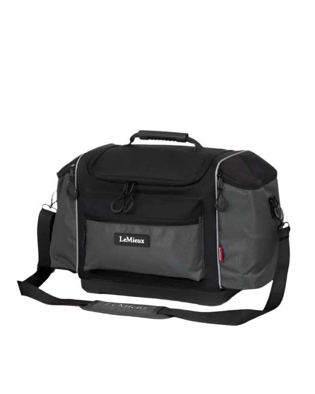 LeMieux Grooming Kit Pro Black - Horse Grooming Organizer Bag - Equiflair