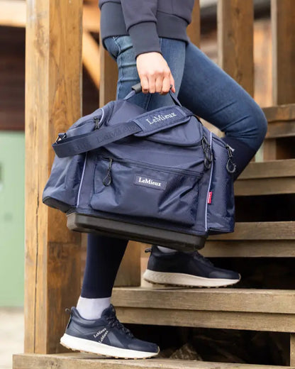 LeMieux Grooming Kit Pro Navy: Durable Carrying Bag for Horse Grooming Supplies & Accessories
