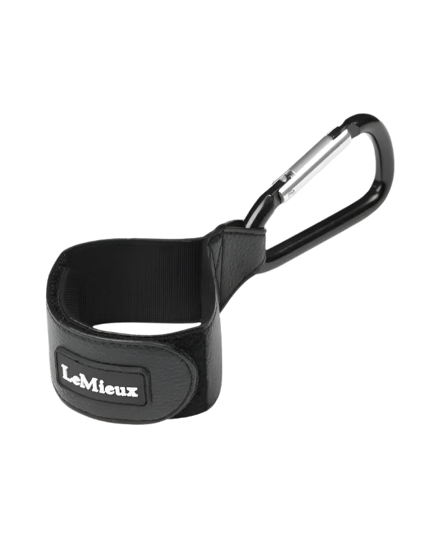 Lemieux Black Carabiner Clip - Versatile Equestrian Tack Hanger for Horse Bridles & Haynets