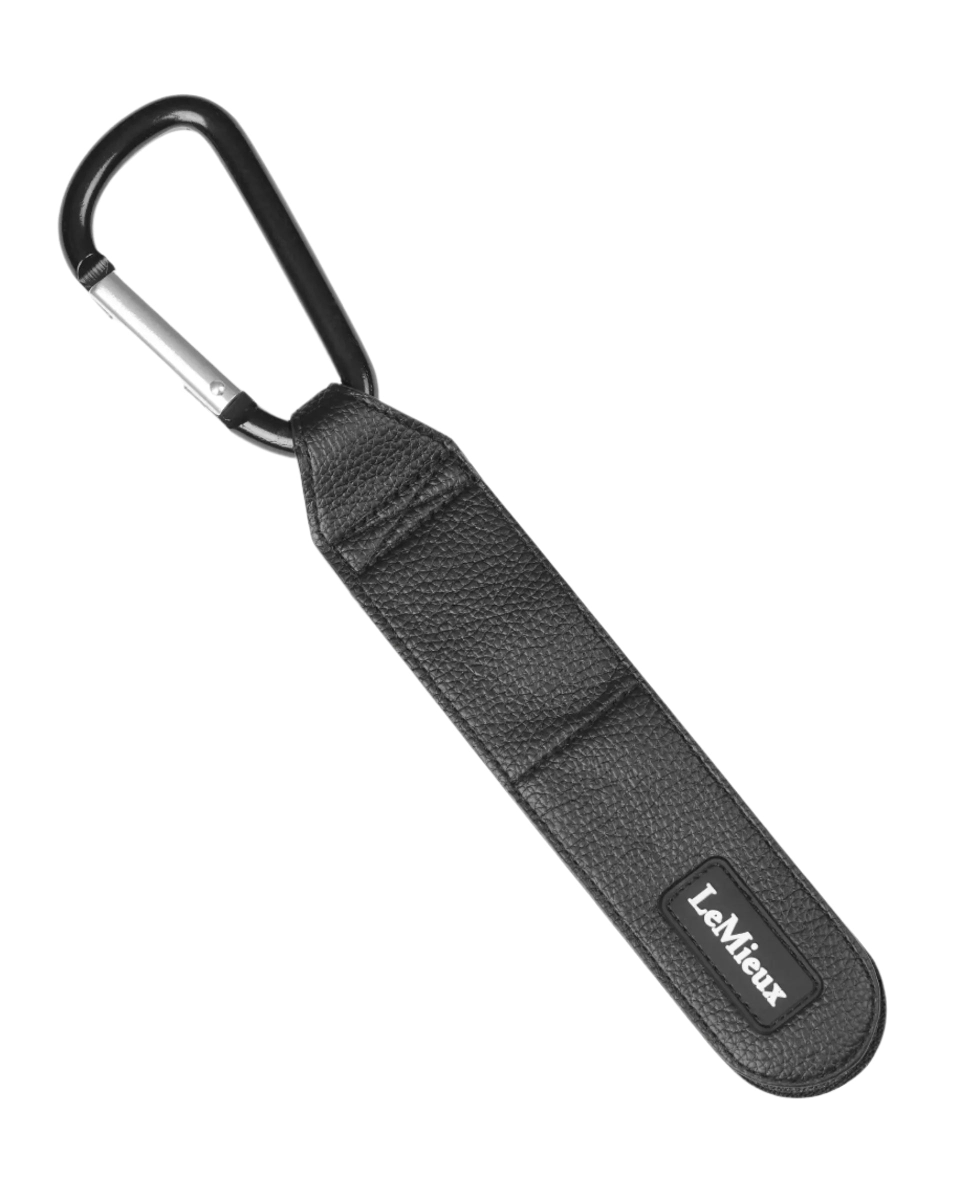 LeMieux Black Carabiner Clip - Heavy Duty Equine Tack Hook for Bridles, Haynets, and Stable Storage