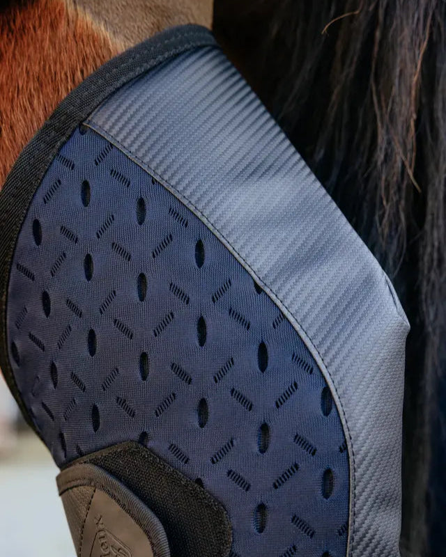 Lemieux Kudos 3D Mesh Travel Boots Navy: Horse Leg Protection, Breathable Transport, Equestrian Equipment