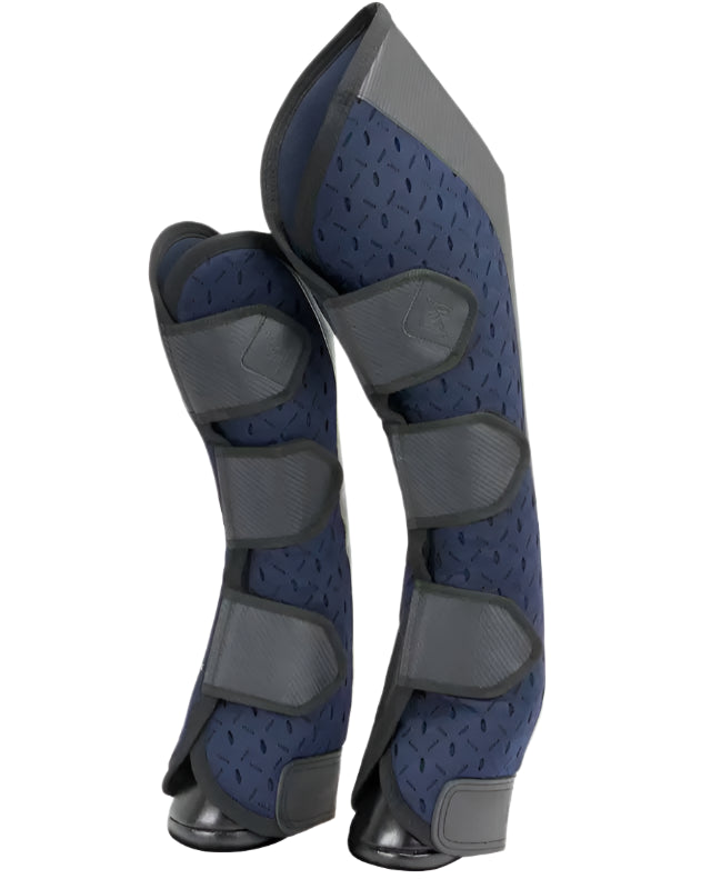 LeMieux Kudos 3D Mesh Navy Travel Boots for Horses - Leg Protection Equestrian Equipment