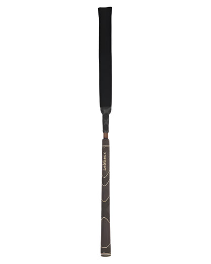 LEMIEUX GRIP-TEK Junior Baton Black Riding Whip - Non-Slip Grip, Short Length, Velvet Feel. Horse Riding Equipment.