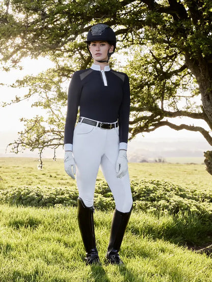 LeMieux Camille Long Sleeve Show Shirt Navy