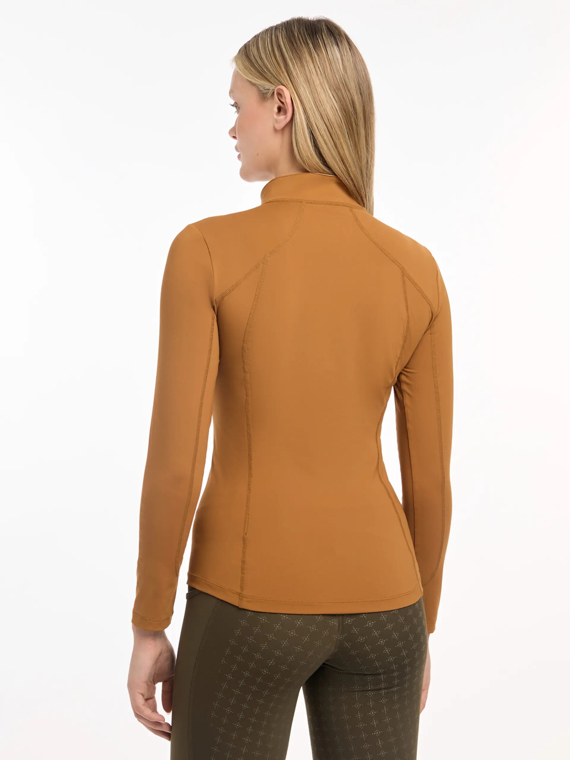 LeMieux Ginger Base Layer: UV Protection, Quarter Zip, Equestrian Riding Apparel - Shop Equiflair