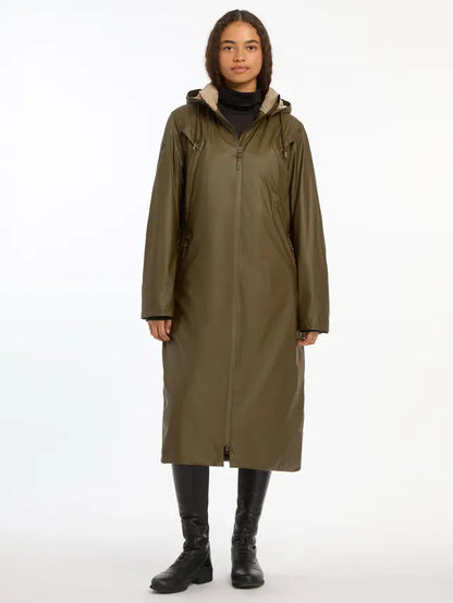 Lemieux All Elements Alpine Long Coat - Waterproof, Fleece-Lined Riding & Yard Coat for Women