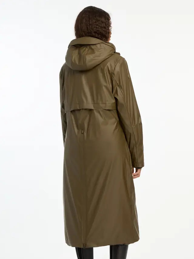 Lemieux ALL ELEMENTS Coat Alpine - Waterproof Equestrian Riding Coat Long Back View