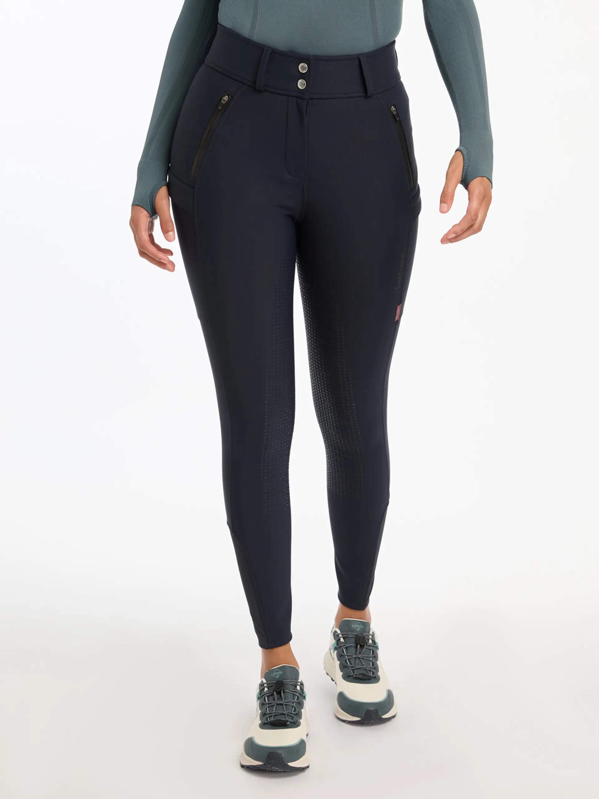 LeMieux Drytex Waterproof Breeches Full Seat Navy