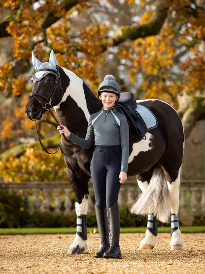 LeMieux Young Rider Mia Mesh Base Layer Petrol