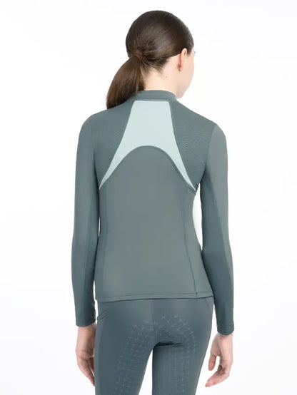 LeMieux Young Rider Mia Mesh Base Layer Petrol