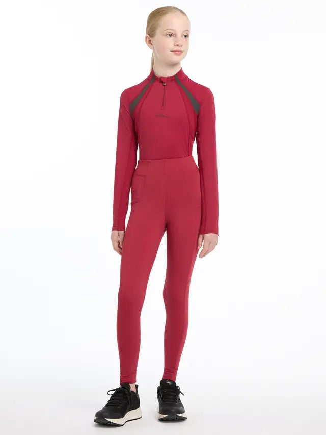 LeMieux Young Rider Mia Mesh Base Layer Ember