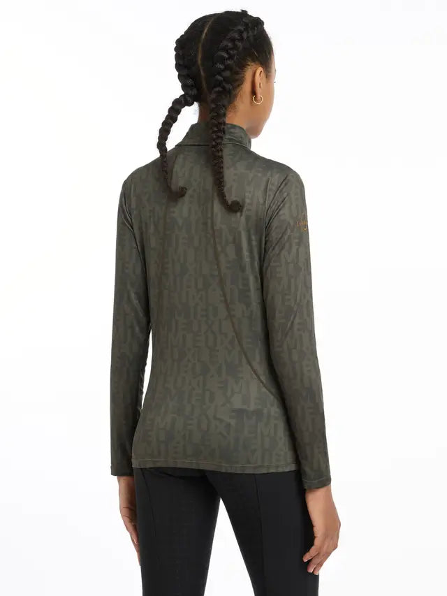 LEMIEUX YOUNG RIDER CASEY BASE LAYER ALPINE long sleeve. UV30+ active base layer for girls.