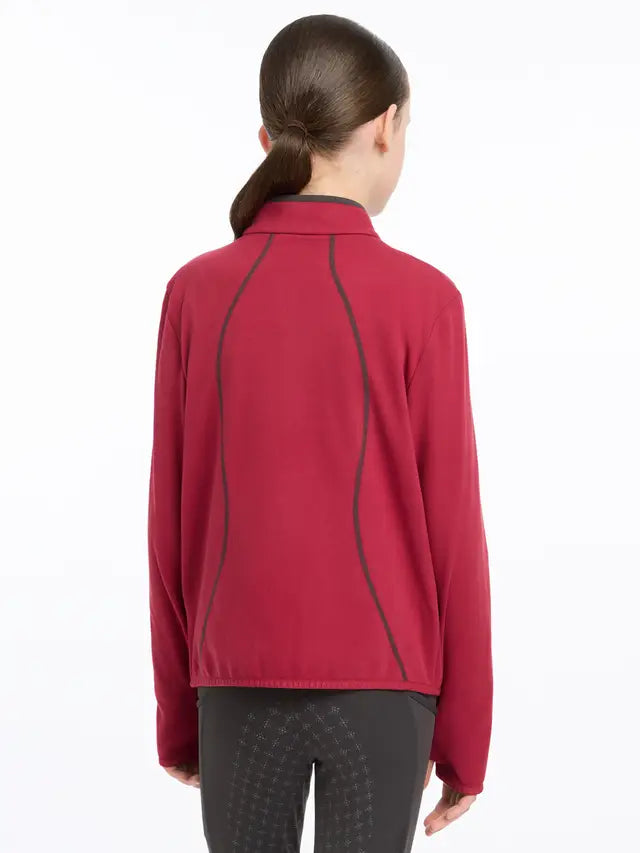 Lemieux Young Rider Felicity Fleece Zip Through Ember Equestrian Riding Layer