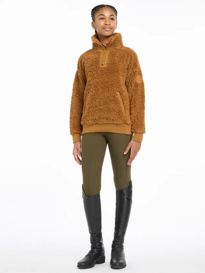 LE MIEUX Young Rider Tia Teddy Fleece Ginger - Equiflair - Cozy Horse Riding Apparel