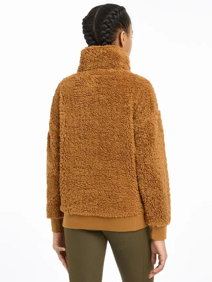 LeMieux Young Rider Ginger Teddy Fleece Jacket: Cozy, Warm, and Soft - Perfect for young riders!