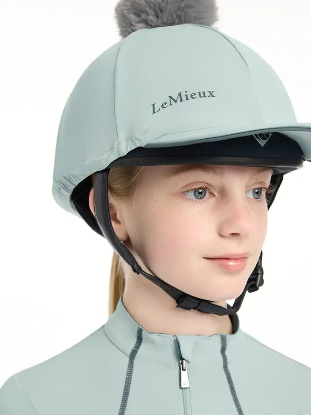 LeMieux Pippa Hat Silk Petrol Glacier