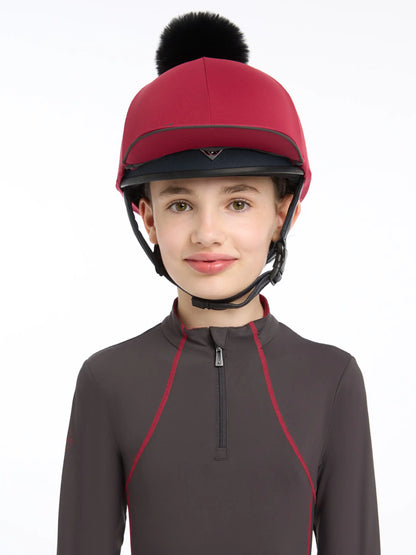 LeMieux Pippa Hat Silk Petrol Ember