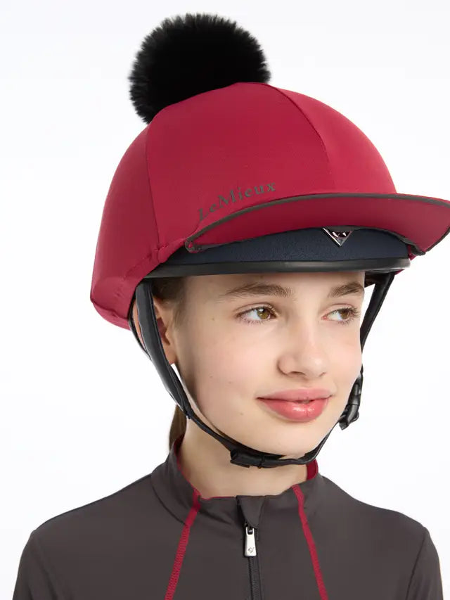 LeMieux Pippa Hat Silk Petrol Ember