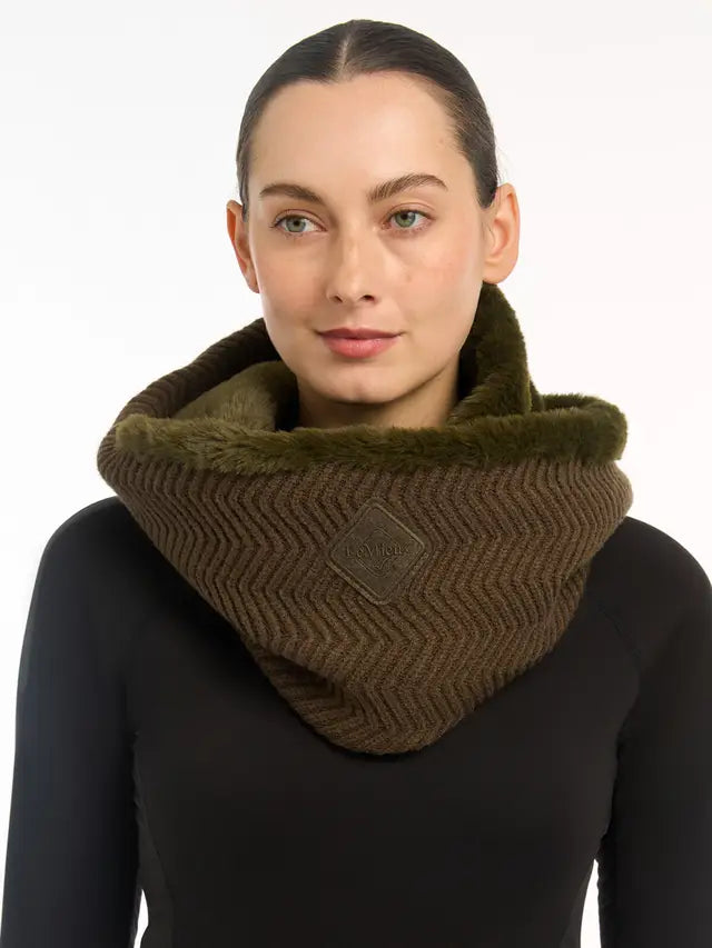 Lemieux Lila Snood Alpine: Faux Fur Lined Neck Warmer for Women | Winter Fashion