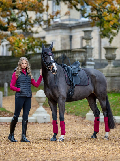 LeMieux Suede Dressage Square Cinder: Horse & Rider Equestrian Style, Comfortable Saddle Pad, Riding Gear