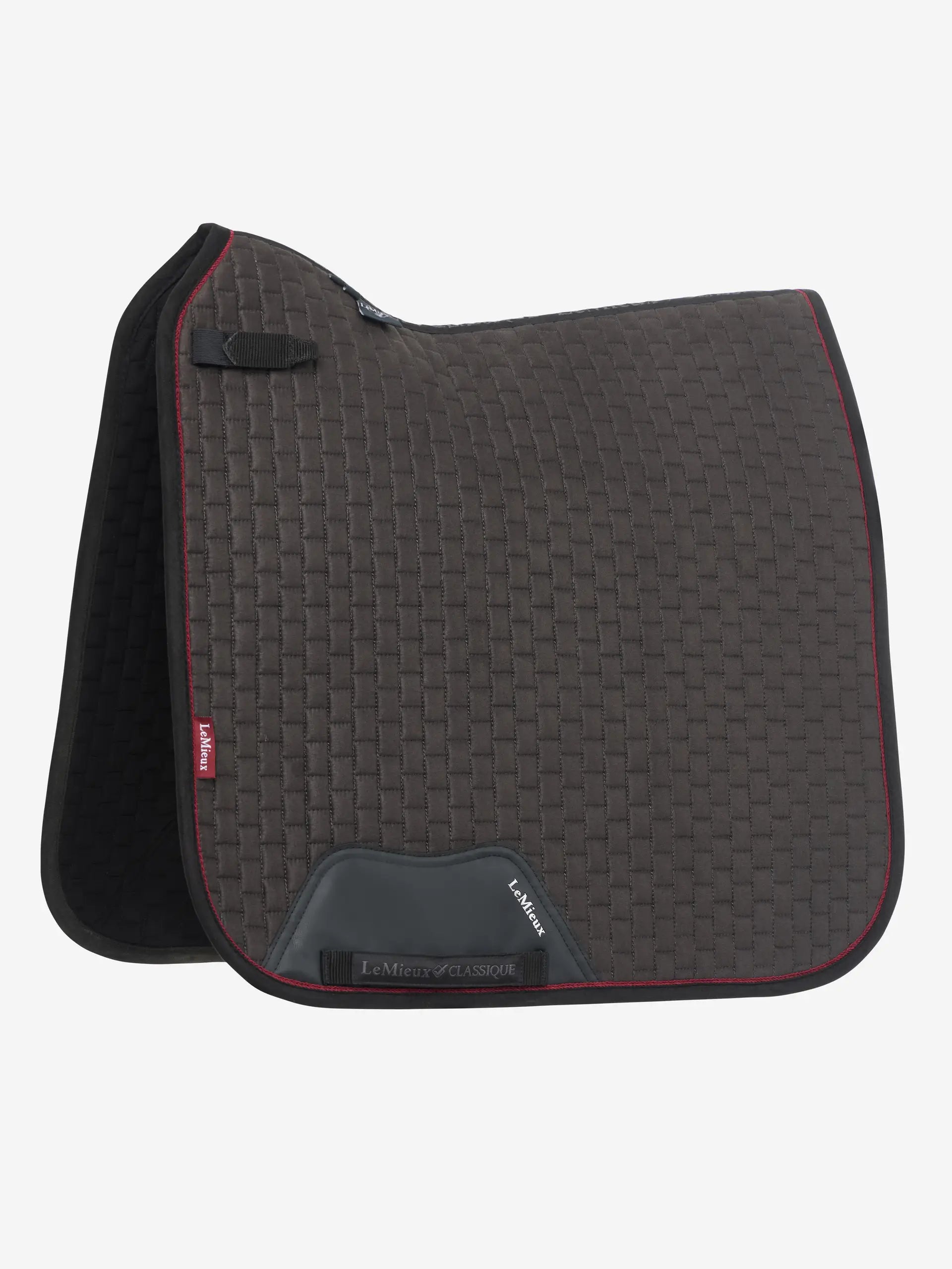 LEMIEUX Suede Dressage Square Cinder Horse Saddle Pad - Equiflair