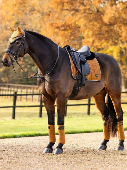 LeMieux Loire Classic Dressage Square Saddle Pad - Ginger | Equiflair Horse Riding Equipment