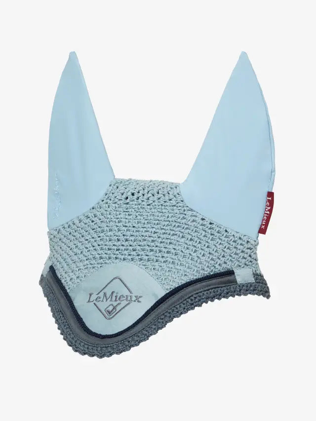 LeMieux Classic Fly Hood Glacier - Horse Fly Mask, Equestrian Ear Net