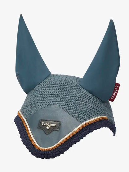 LeMieux Loire Petrol Fly Hood for Horses | Equiflair - Stylish Ear Bonnet