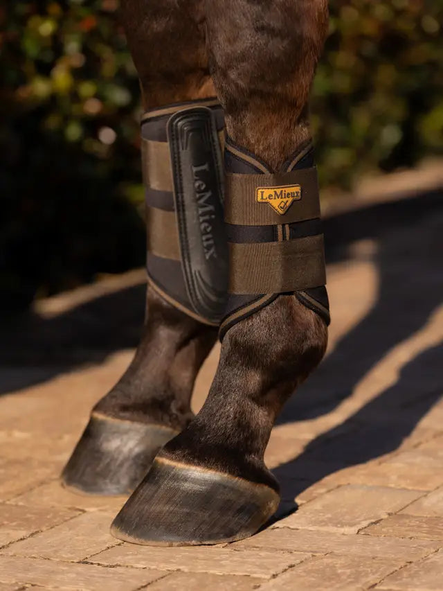 LEMIEUX GRAFTER BRUSHING BOOTS ALPINE - Horse Leg Protection by Equiflair | Horse Riding Equipment