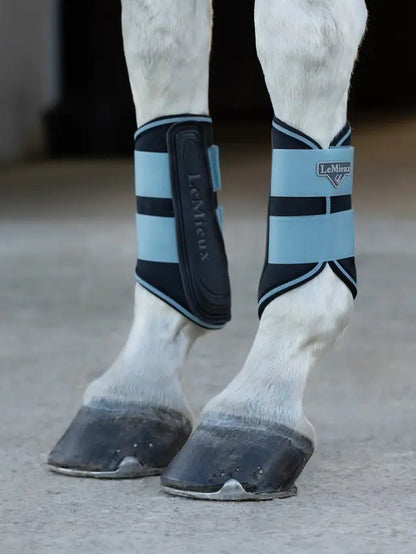 Lemieux Grafter Brushing Boots Glacier - Horse Leg Protection for Schooling, Turnout, Competition