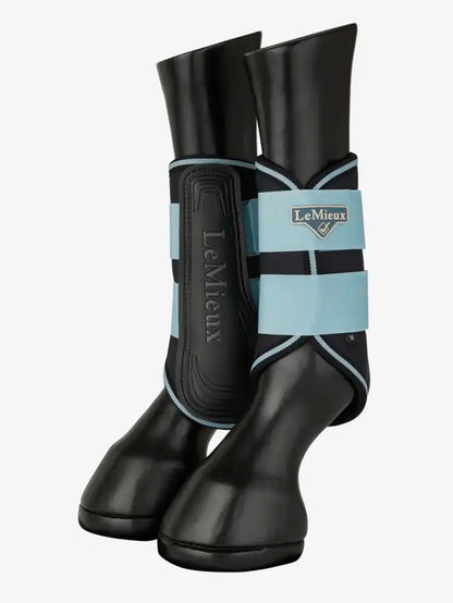 LEMIEUX GRAFTER BRUSHING BOOTS GLACIER - Equine Leg Protection, Horse Boots - Equiflair