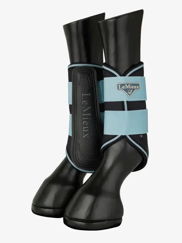LEMIEUX GRAFTER BRUSHING BOOTS GLACIER - Equine Leg Protection, Horse Boots - Equiflair