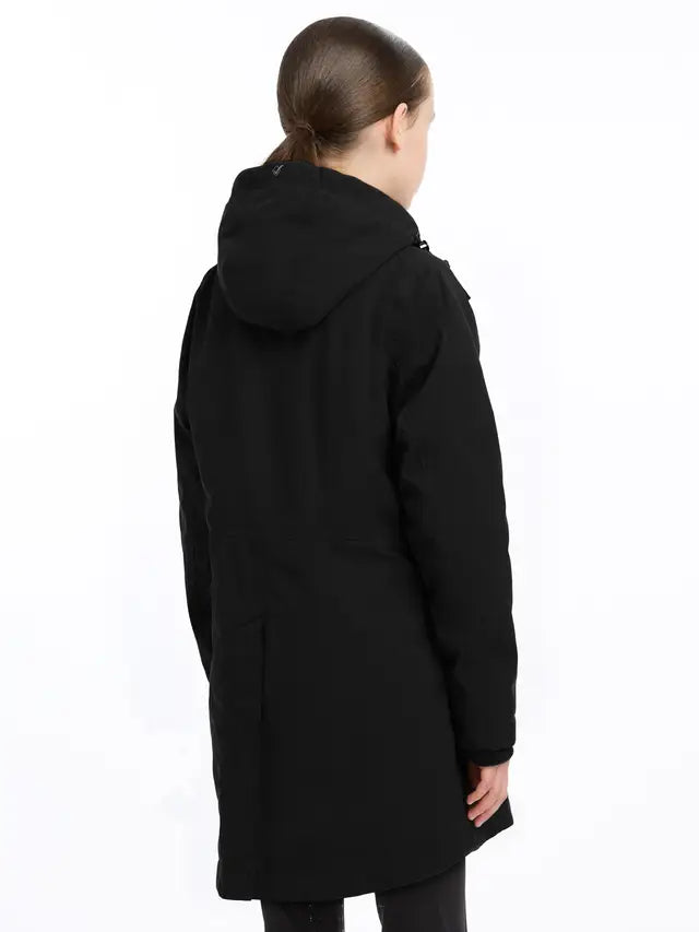 LeMieux Young Rider Skye Black Waterproof Equestrian Coat for Children