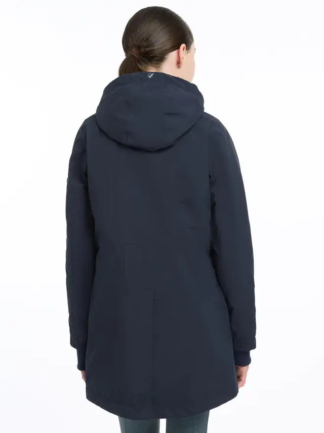 LEMIEUX Young Rider Skye Navy Waterproof Coat - Equestrian Apparel for Kids
