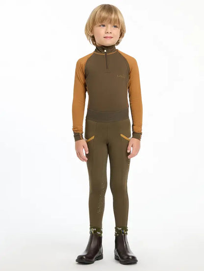 Lemieux Mini Alpine Base Layer - Equestrian Kids Riding Top - Moisture-Wicking, UV Protection