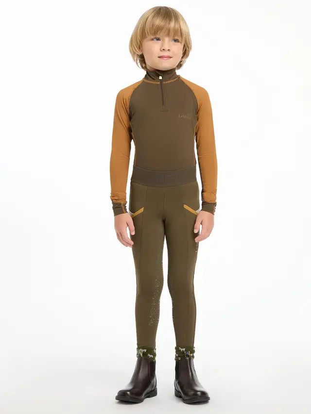 Lemieux Mini Alpine Base Layer - Equestrian Kids Riding Top - Moisture-Wicking, UV Protection