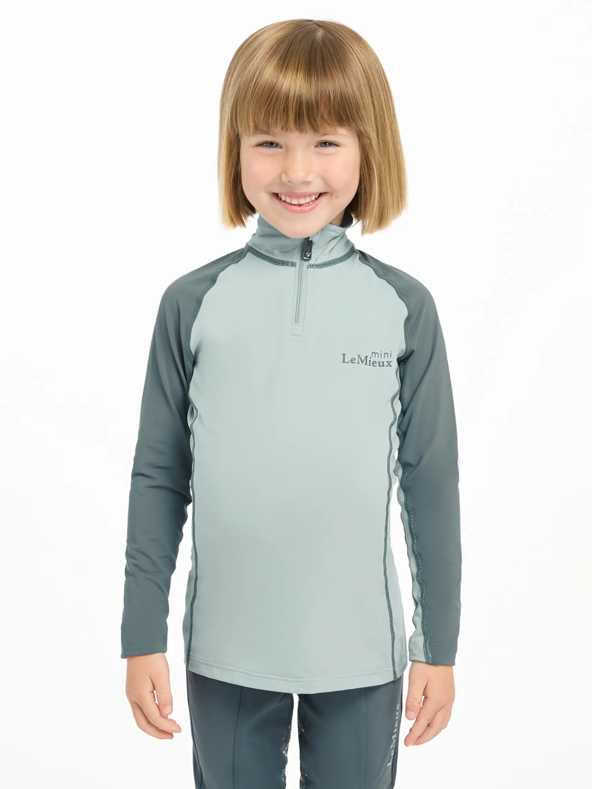 LeMieux Mini Base Layer Glacier Riding Shirt - Equiflair