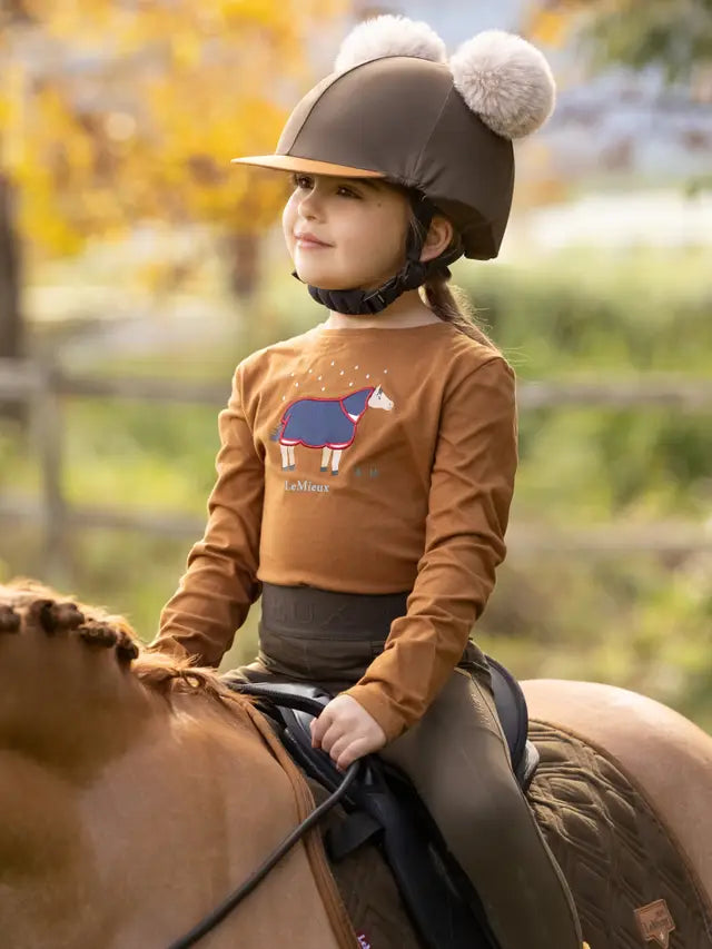 LeMieux Mini Jessie Long Sleeve Top Ginger
