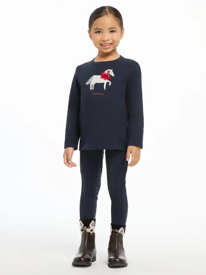 LeMieux Mini Jessie Long Sleeve Top Navy