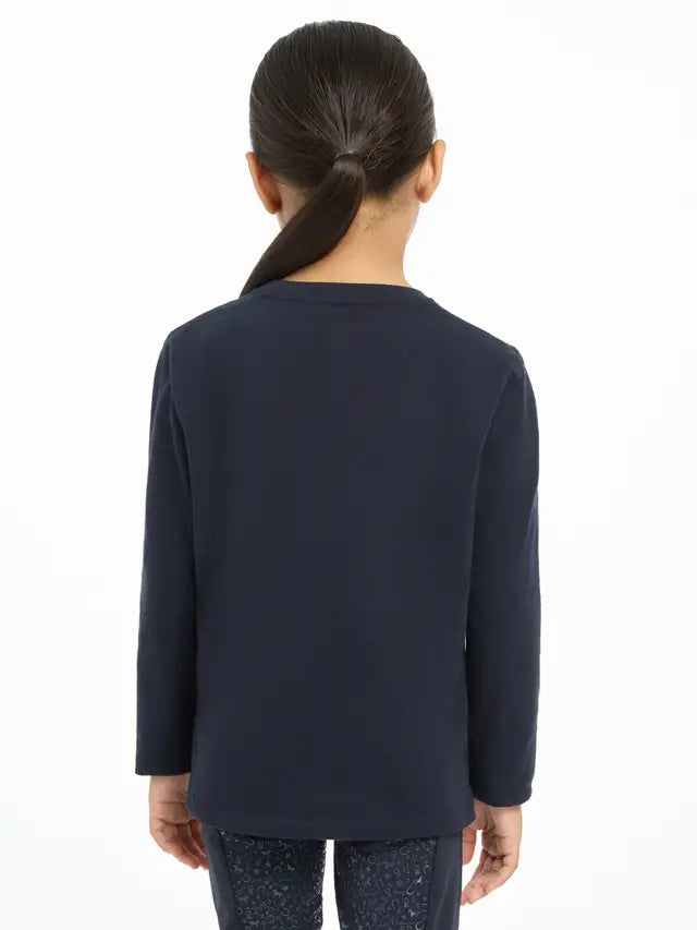 LeMieux Mini Jessie Long Sleeve Top Navy