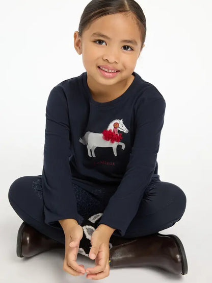 LeMieux Mini Jessie Long Sleeve Top Navy