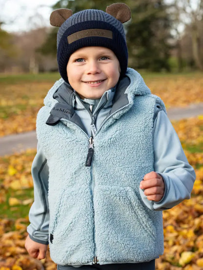 LeMieux Mini Elsie Reversible Gilet Petrol: Kids Winter Outdoor Vest