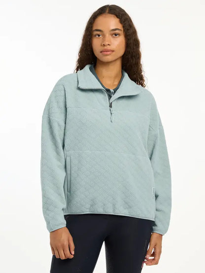 LEMIEUX Dana Quarter Zip Fleece Glacier: Women's Soft Fleece Jacket - Buy Online Now!