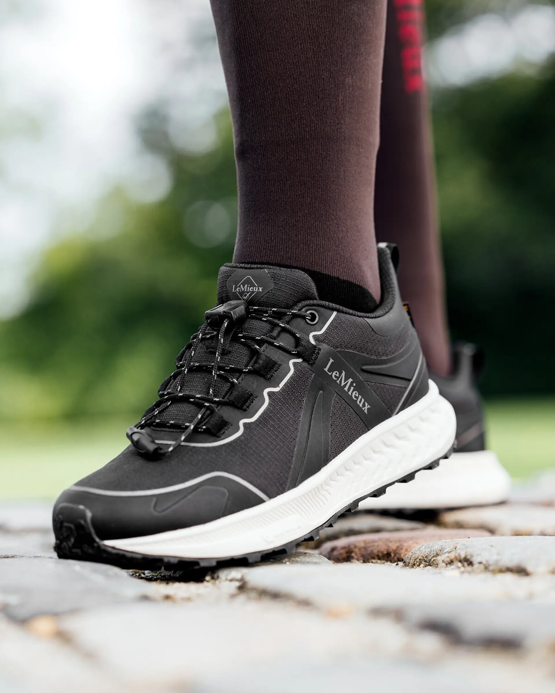 LeMieux Trax 2.0 Waterproof Trainers Black - Equestrian All-Terrain Shoe