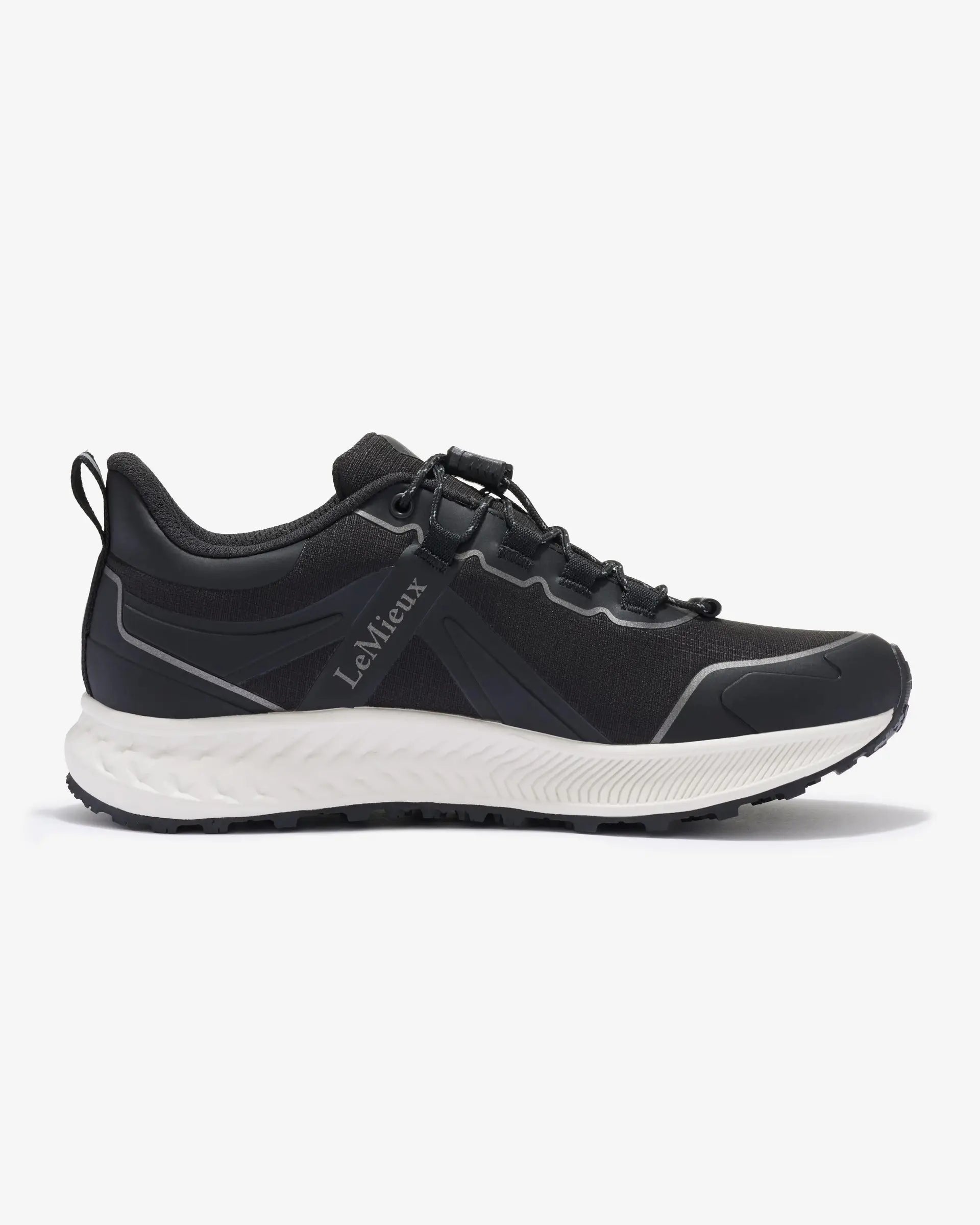 LeMieux Trax 2.0 Black Waterproof Trainers: All-Terrain Equestrian & Active Lifestyle Shoe - Shop Equiflair Now!