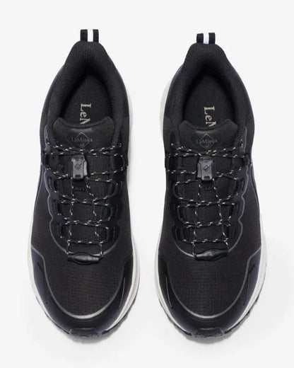 LeMieux Trax 2.0 Waterproof Trainers - Black: All-Terrain Equestrian & Active Lifestyle Shoes