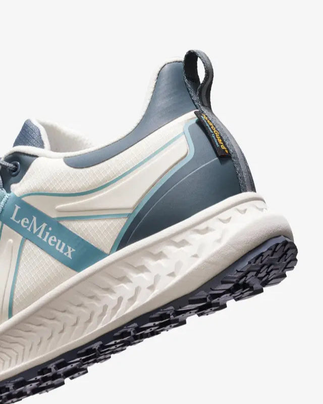 Lemieux Trax 2.0 Waterproof Trainers - Petrol/Ecru Equestrian Sport Shoe